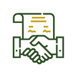 con of two hands shaking seymour tool and die